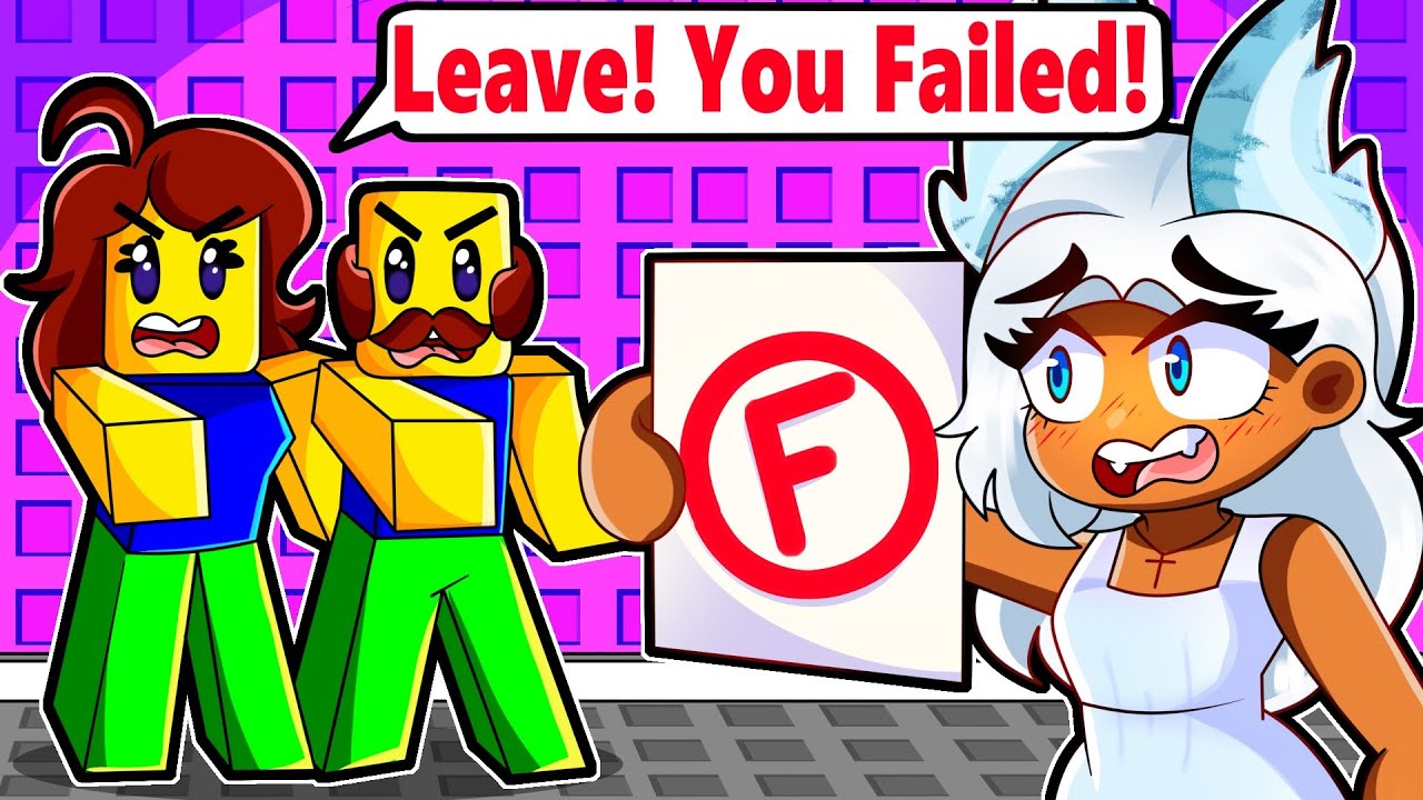 OOPS, I FAILED MY MATH TEST IN ROBLOX! (ALL ENDINGS)