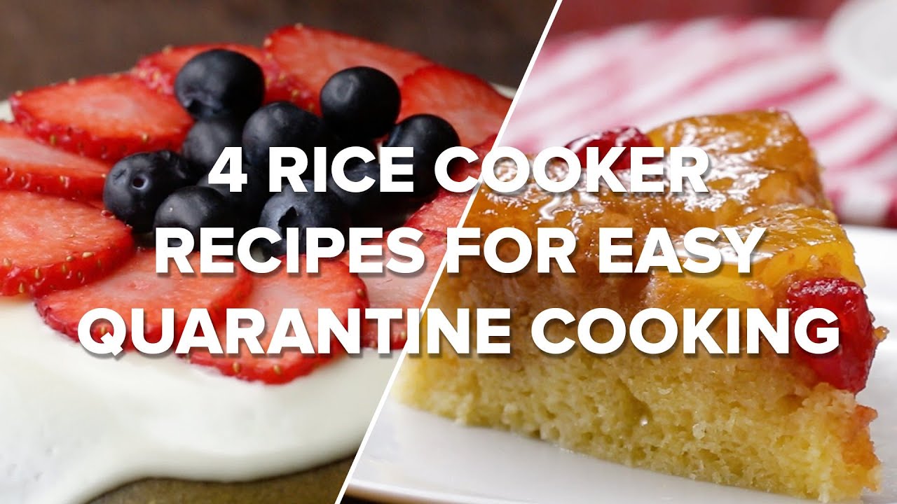 4 Rice Cooker Recipes for Easy Quarantine Cooking • Tasty Recipes