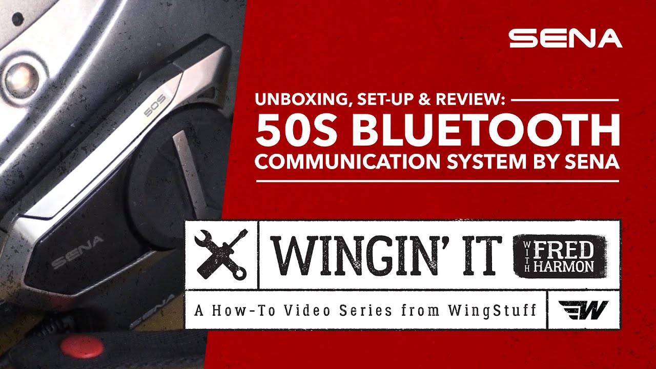 Sena 50S Unboxing, Set-Up & Review | Wingin' It with Fred Harmon | WingStuff