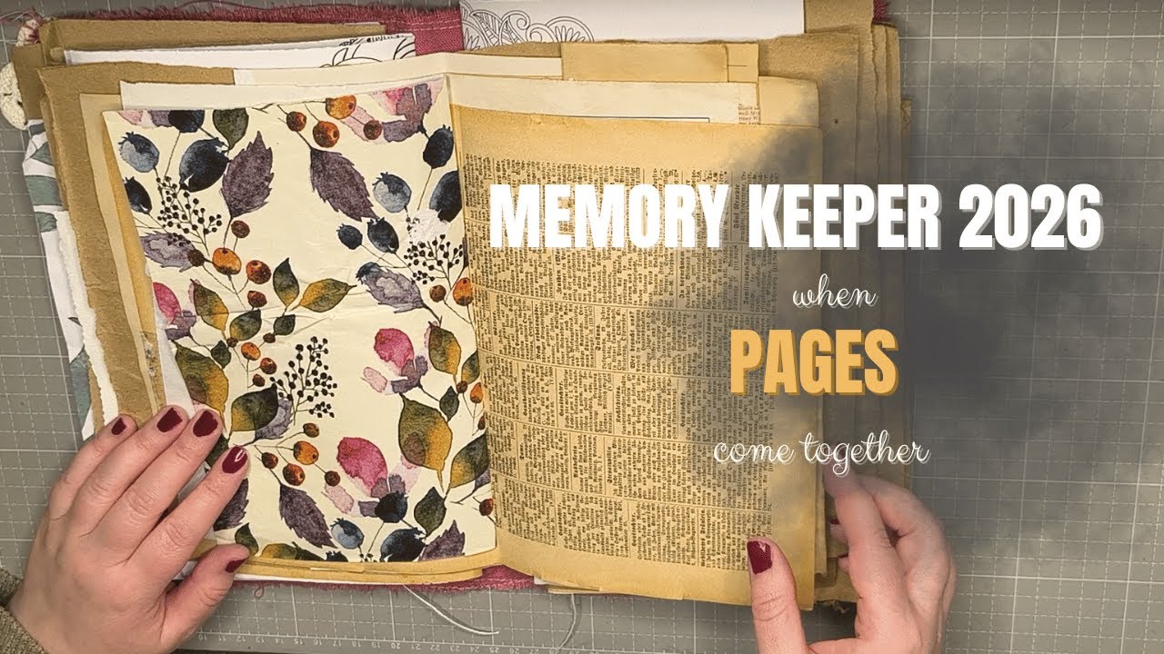 Craft with me | My Journal for 2026 | Part 2 | English #craftwithme #junkjournal #papercraft