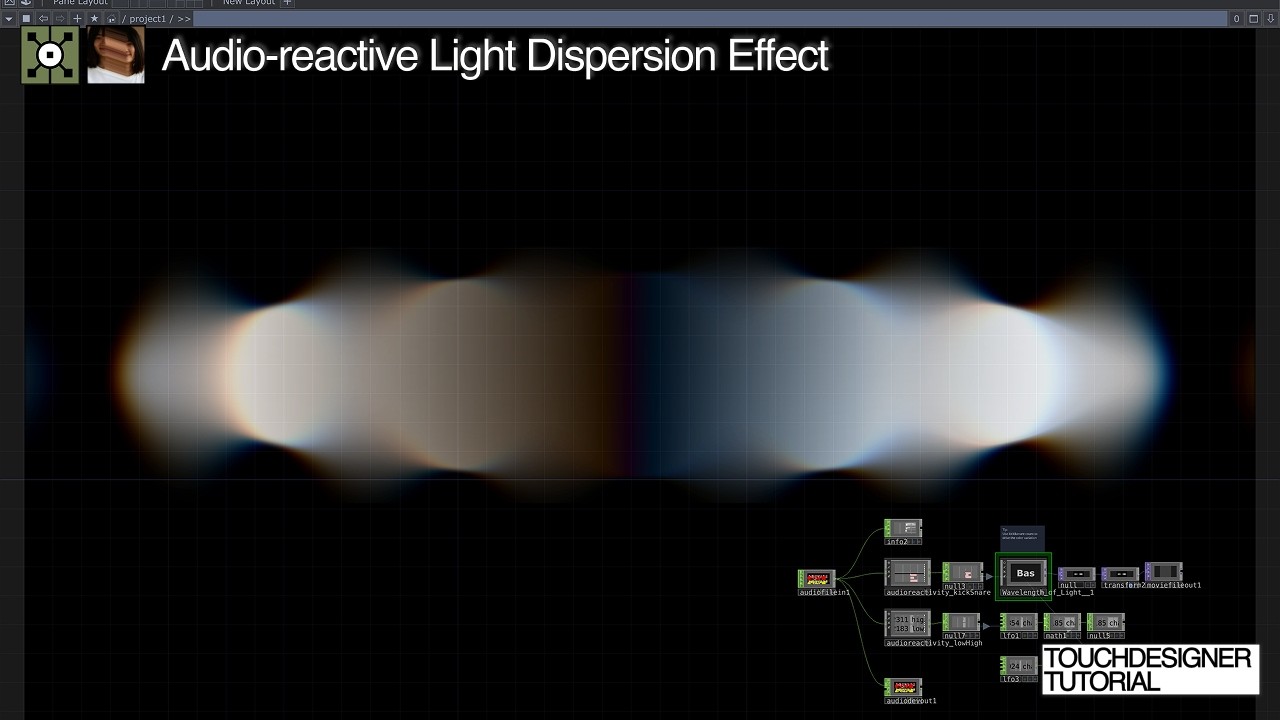 wavelength light effect in touchDesigner | tutorial