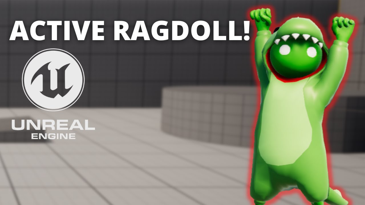 Как создать активную тряпичную куклу (вроде Gang Beasts) в Unreal Engine 5