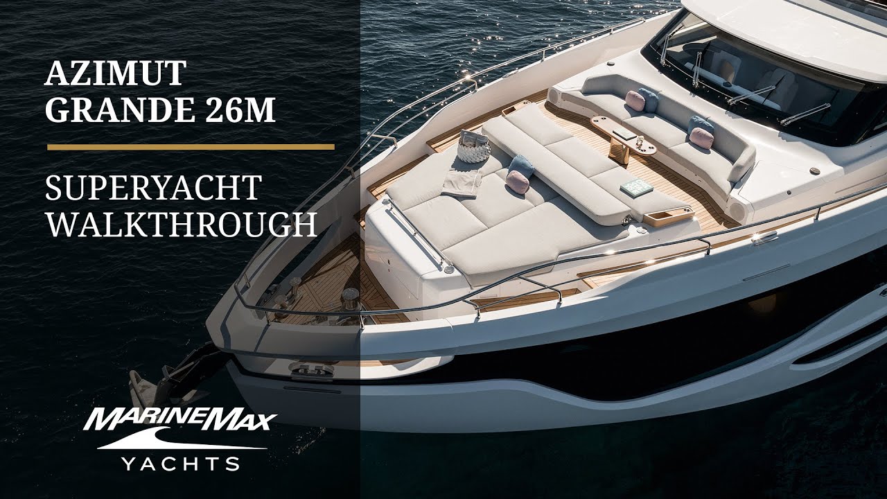 The FUTURE of Superyachts | Azimut Grande 26 Meter | FULL TOUR