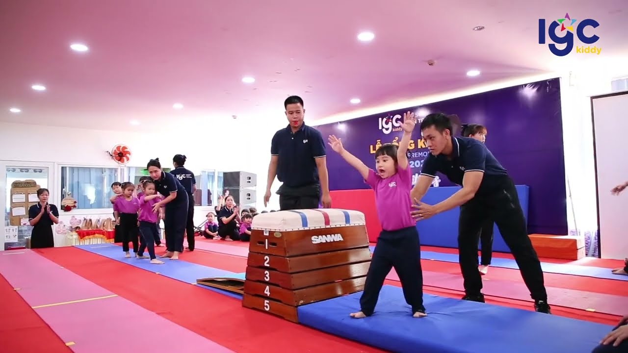 [IGC Kiddy Cơ sở Bến Tre] Phát triển thể lực qua chương trình Giáo dục Thể chất Nhật Bản