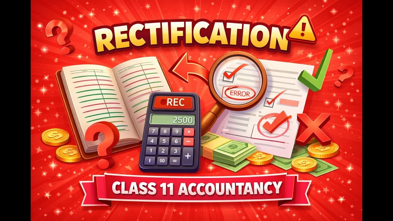 RECTIFICATION-ONE SHOT-CLASS 11 ACCOUNTANCY