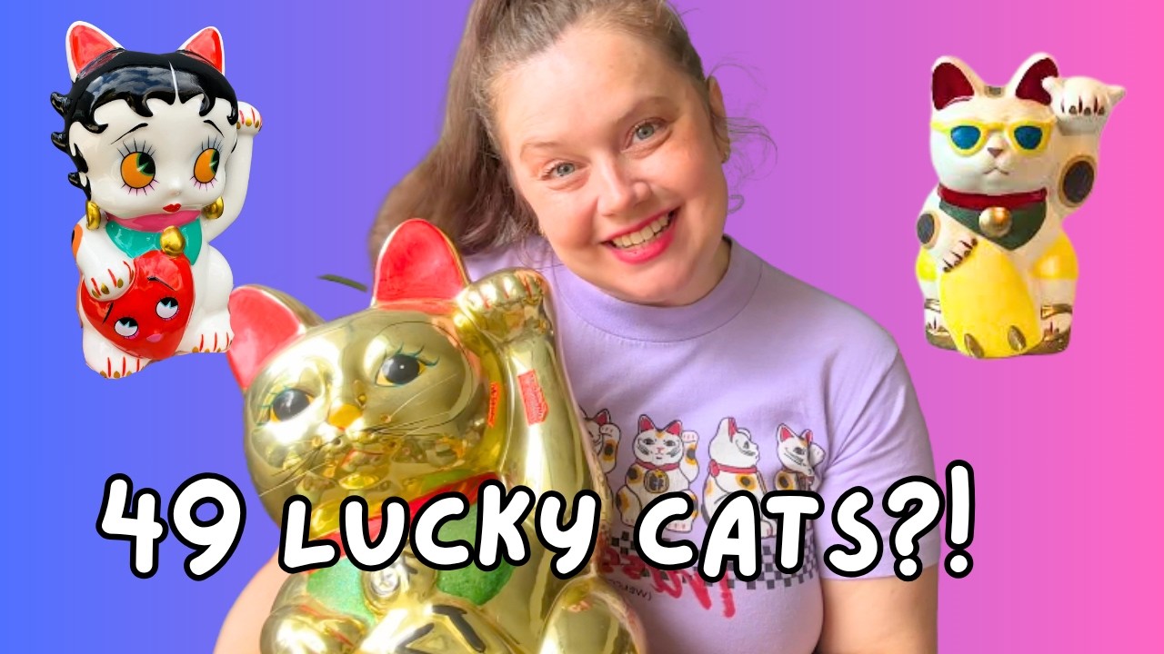 I Started Collecting Lucky Cats (Maneki Neko) — Now I Have 49 🐱