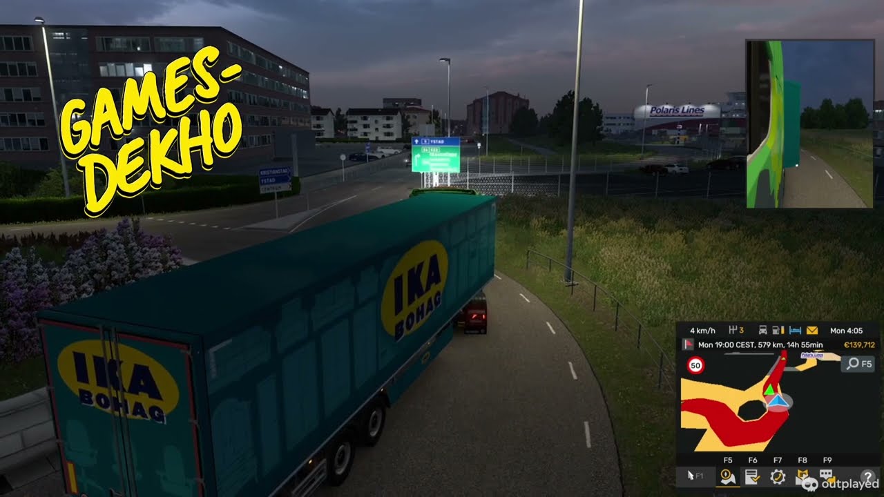 Euro Truck Simulator 2 - Malmo To Gdansk Cargo Service - Potted Flower Weight 1040 kg
