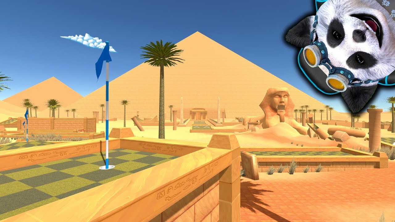 GOLF cu LAVINIA si NOCIV PRINTRE PIRAMIDE!
