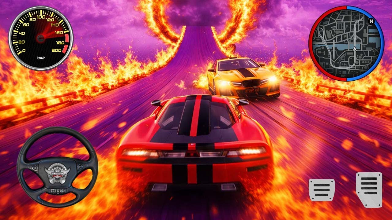 😱🤯 999+ KM/H NITRO SPEED! (IMPOSSIBLE RAMP) | GT Car Stunt Master 🚀!