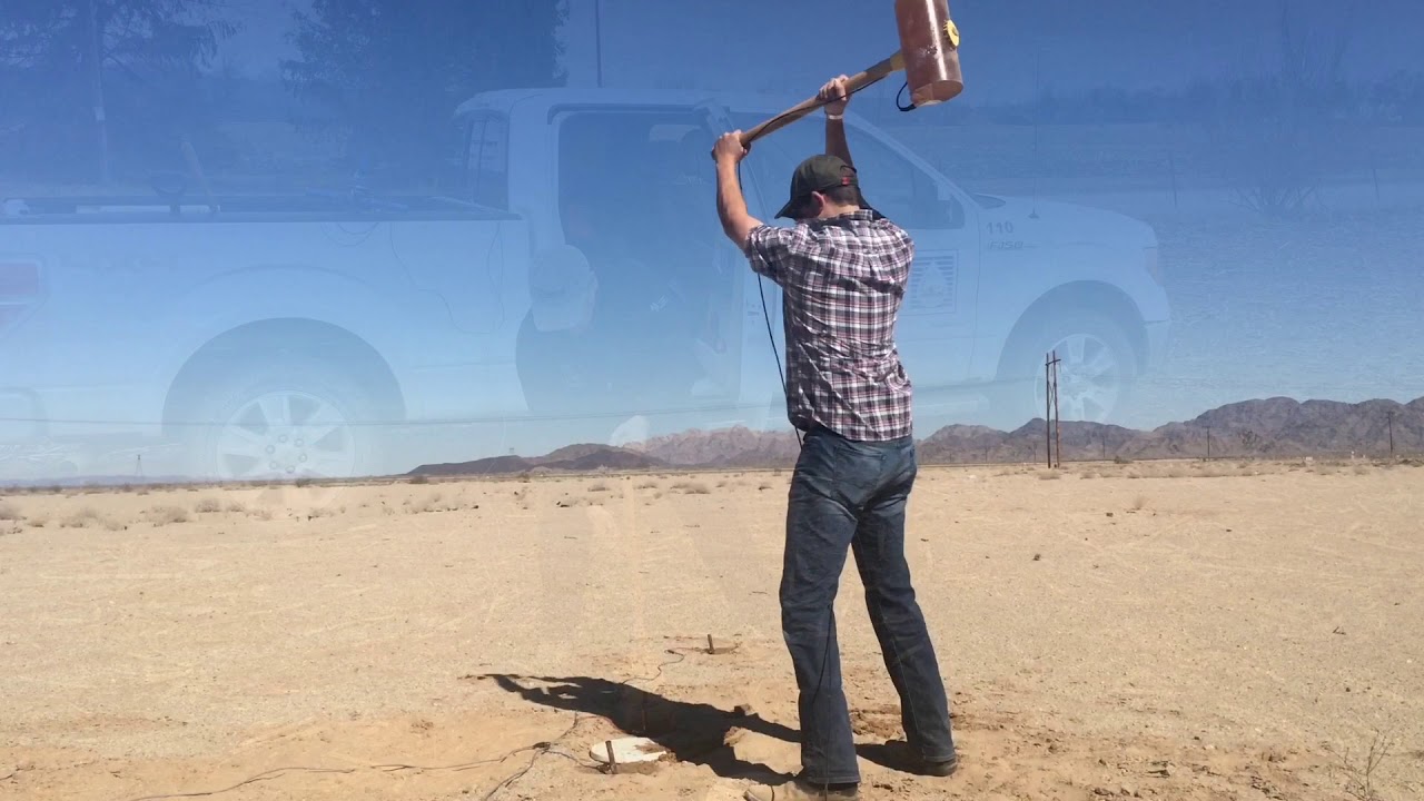 Seismic sources, geophysical groundwater location surveys and how they work. Find the water first!