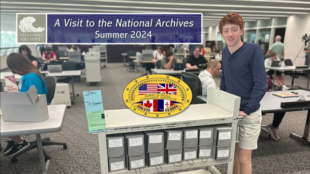 Normandy Institute students research D-Day at National Archives