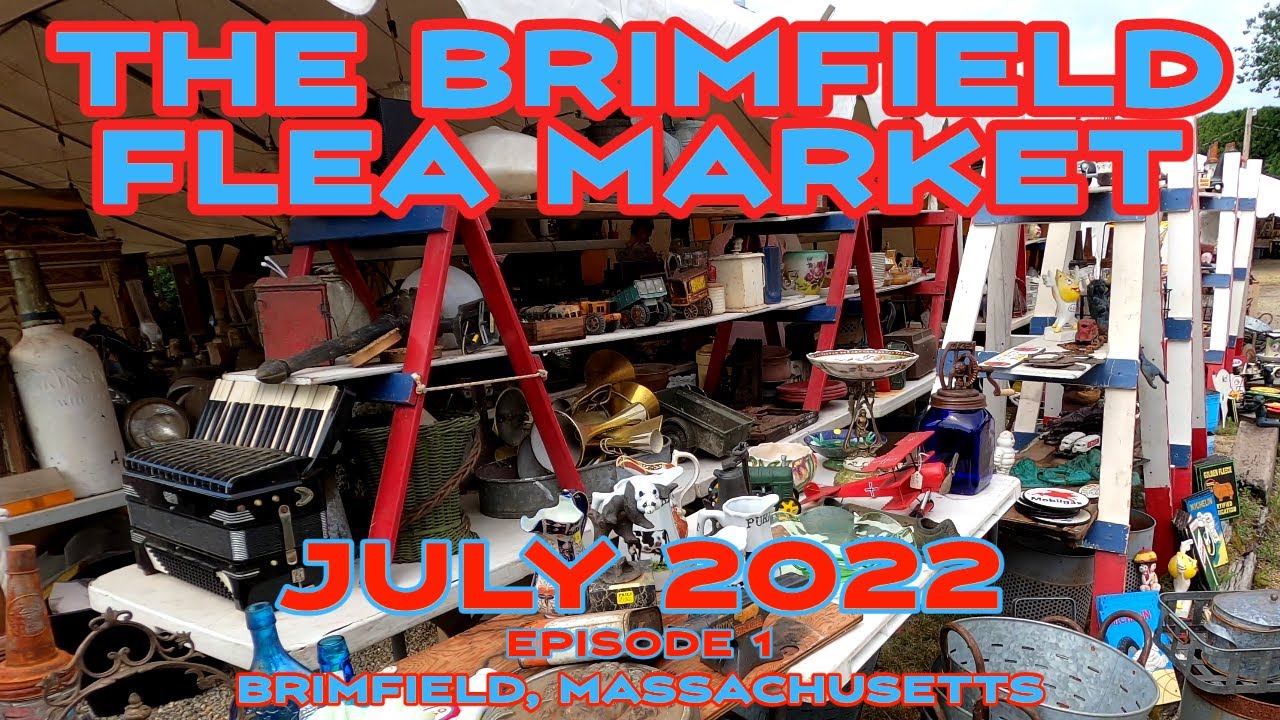 OMG! It's So Hot! The Brimfield Flea Market, July 2022. Episode 1. Brimfield, Massachusetts