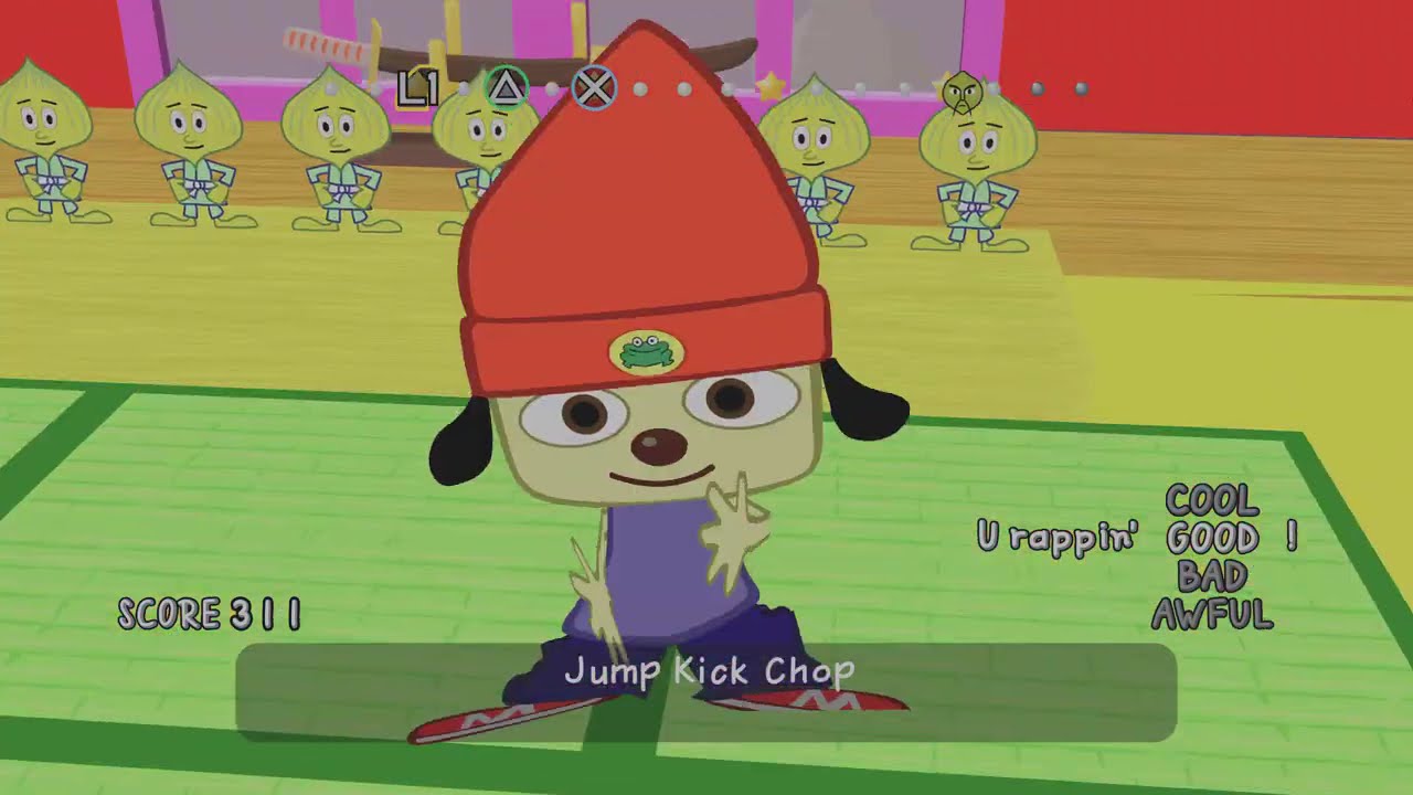 PaRappa The Rapper™ Remastered PS1 on PS5 Gameplay opening