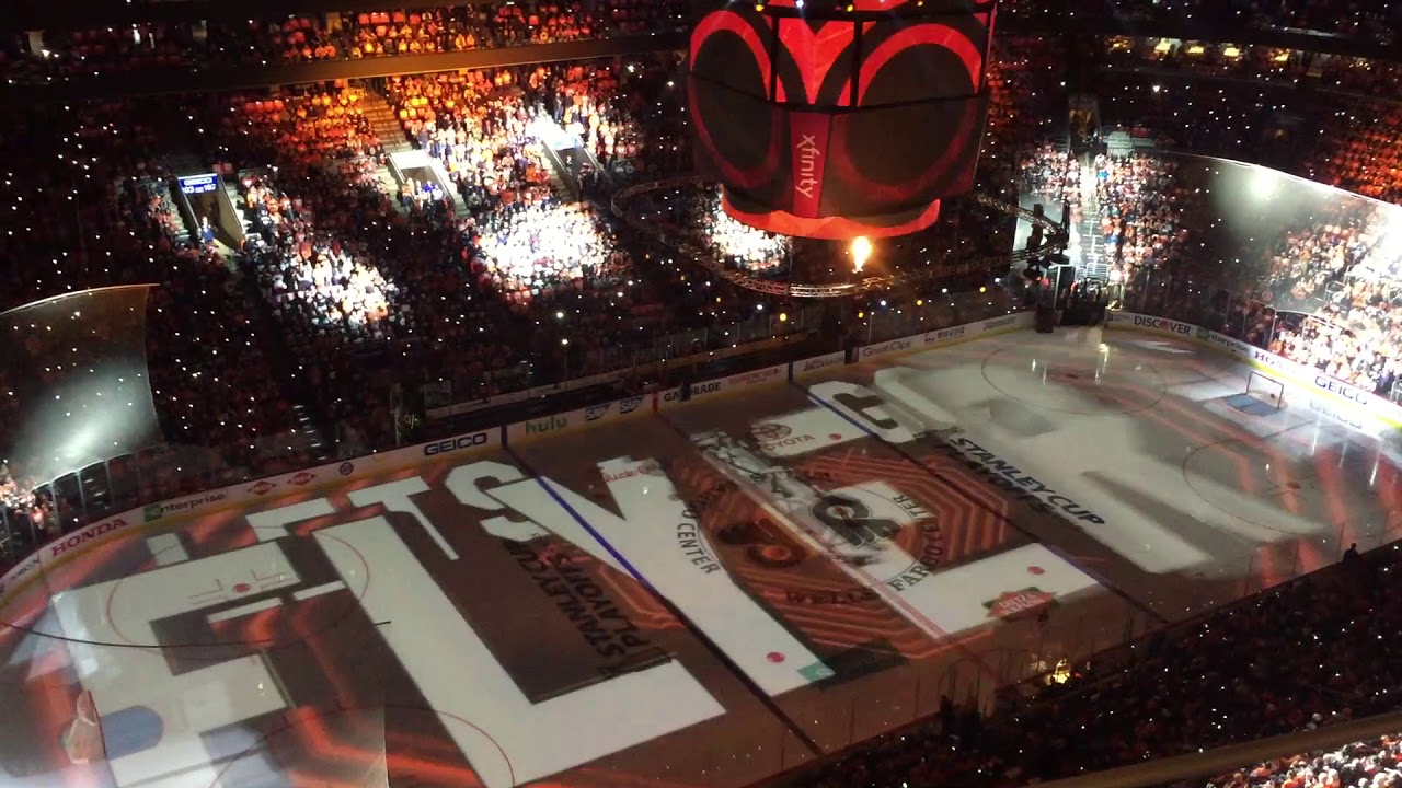 2018 Philadelphia Flyers Playoff Light Show