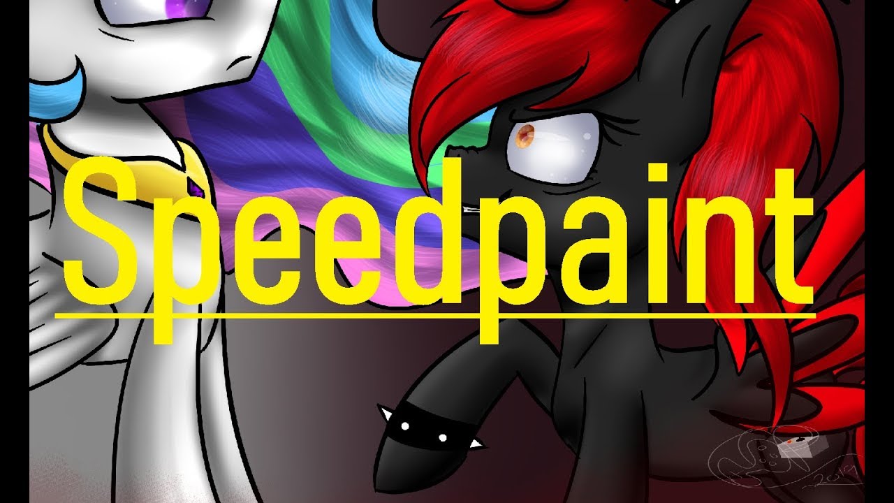 Speedpaint redraw: wanna play a game Celestia?