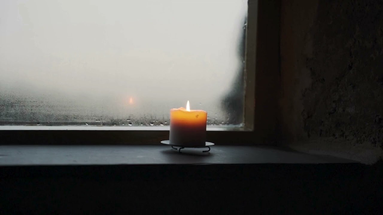 10+ Hours Candle by the Window 🕯️ Relaxing Music & Chill Night Vibes for Deep Sleep