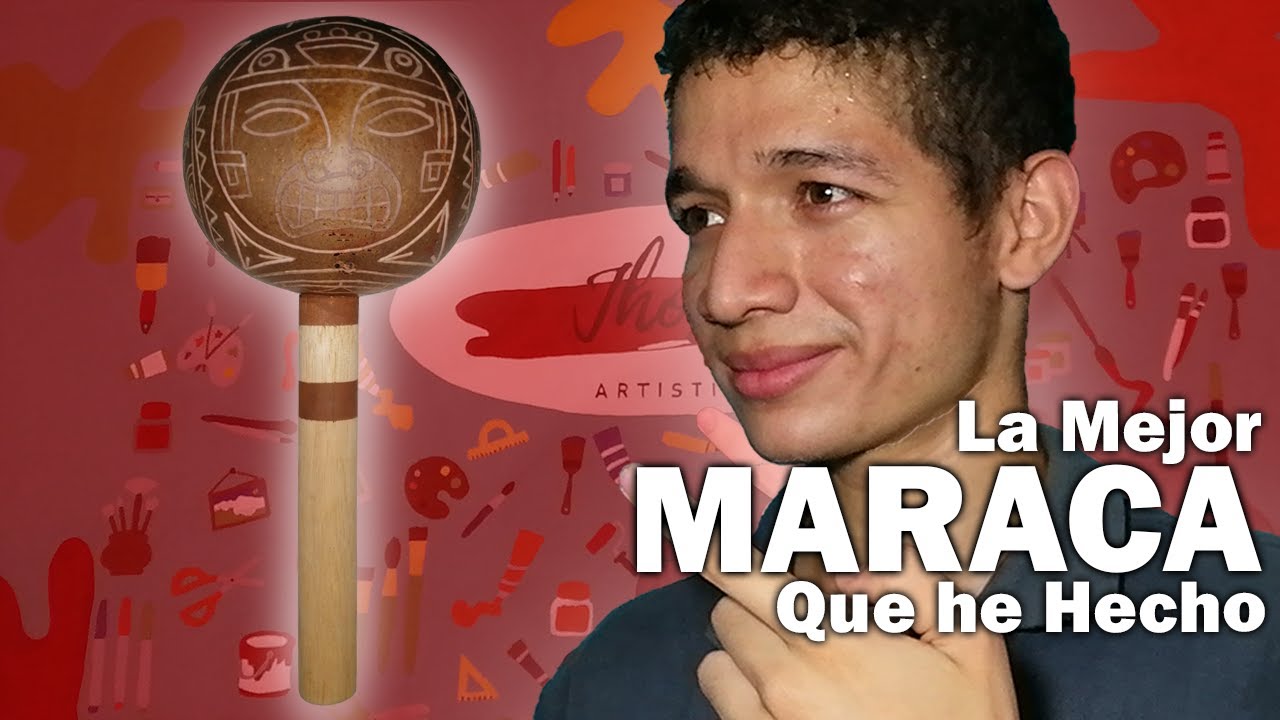 Como hacer MARACAS de TOTUMO- Esta es la mejor del MUNDO
