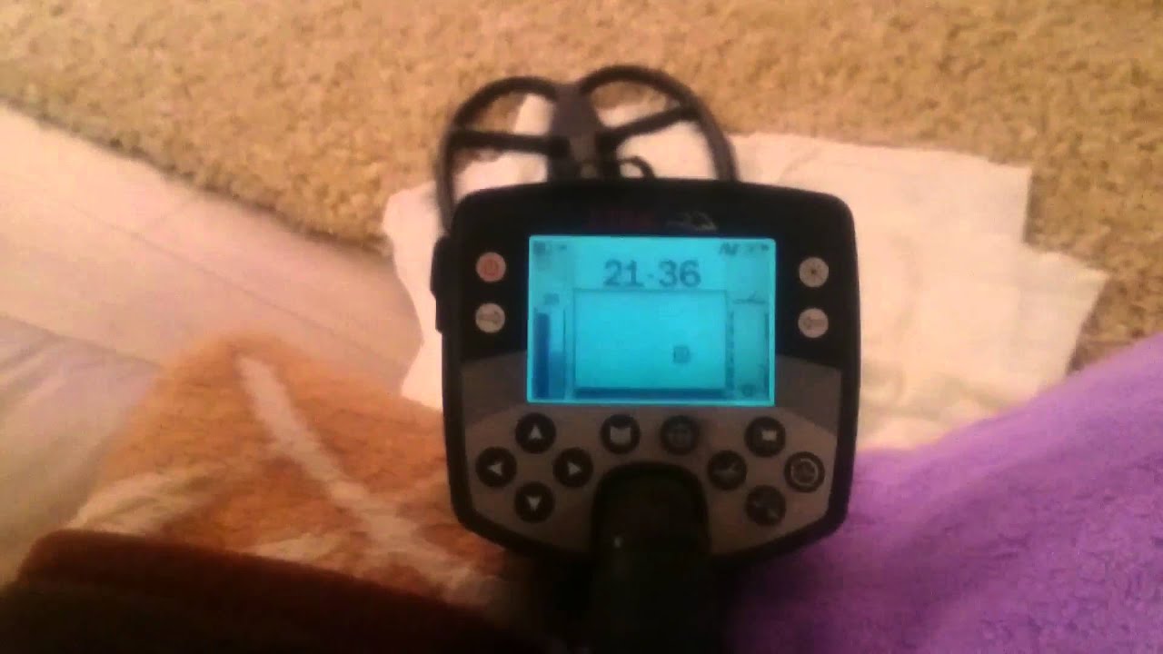 Minelab E-trac ustawienia  TTF settings