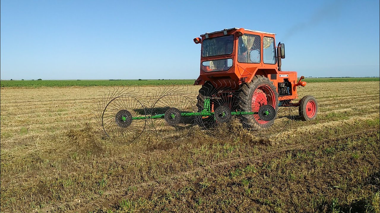 Greblăm la viteză cu UTB 650 și grebla AGROLEAD  #tractorvlog