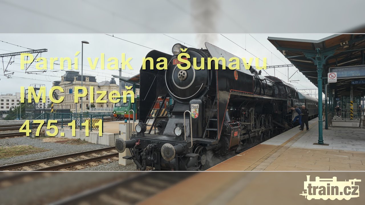 Parní vlak na Šumavu, IMC Plzeň, 26.6.2021