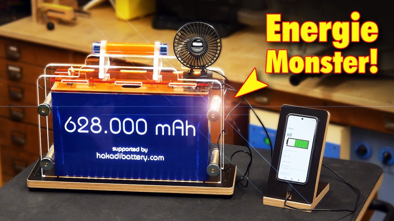Die GRÖSSTE Powerbank der Welt! – 628.000 mAh aus nur einer Zelle! 😱 👉 EVE MB56
