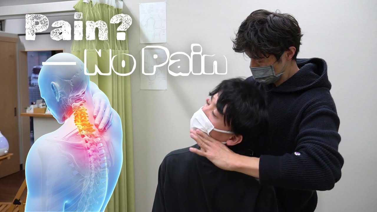 【ASMR chiro cracking 全身ボキボキ整体】○んだかと思うほどの衝撃ボキ音！！しかし痛みは感じない Full body adjustment from Japan +Y-strap
