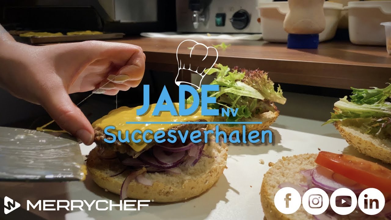 Merrychef high speed oven van Jade nv in actie in hamburger concept Burgemeesters in Menen