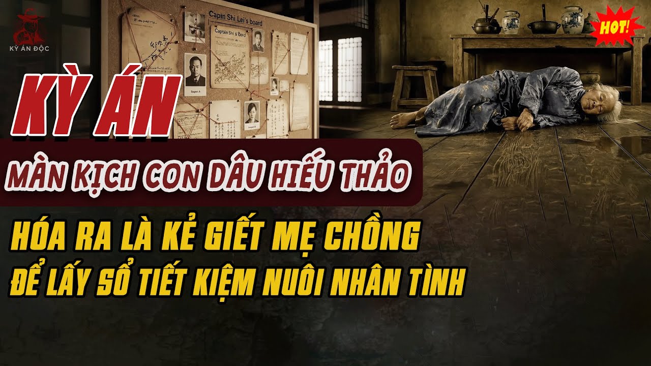 🚨Kỳ Án Trung Quốc: MÀN KỊCH CON DÂU HIẾU THẢO Hóa Ra Là Kẻ Giết Mẹ Chồng Lấy Sổ Tiết Kiệm Nuôi Bồ