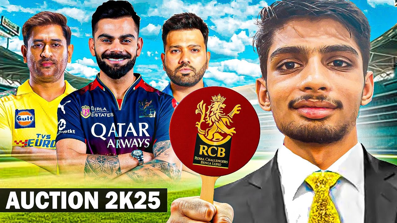 We Spent ₹ 15,000,000 At The IPL Auction! #rc24 #rcplauction