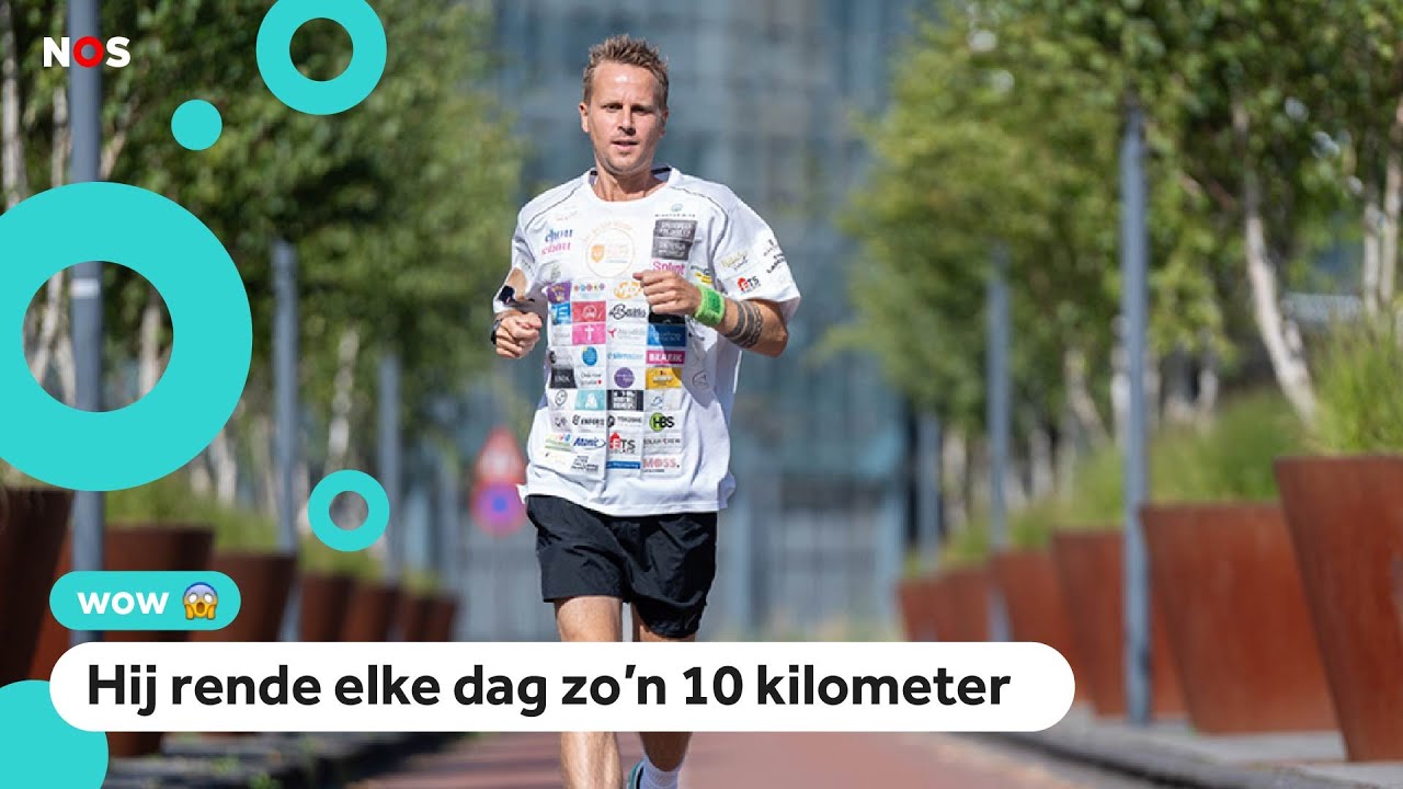 Hardloper Jeroen haalt 2 miljoen op voor kinderen met kanker