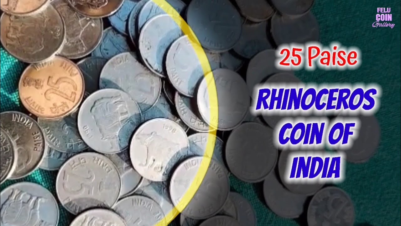 25 Paise 💥 Most Valuable Rare Rhinoceros Stainless Steel Coin of India 🇮🇳 ||