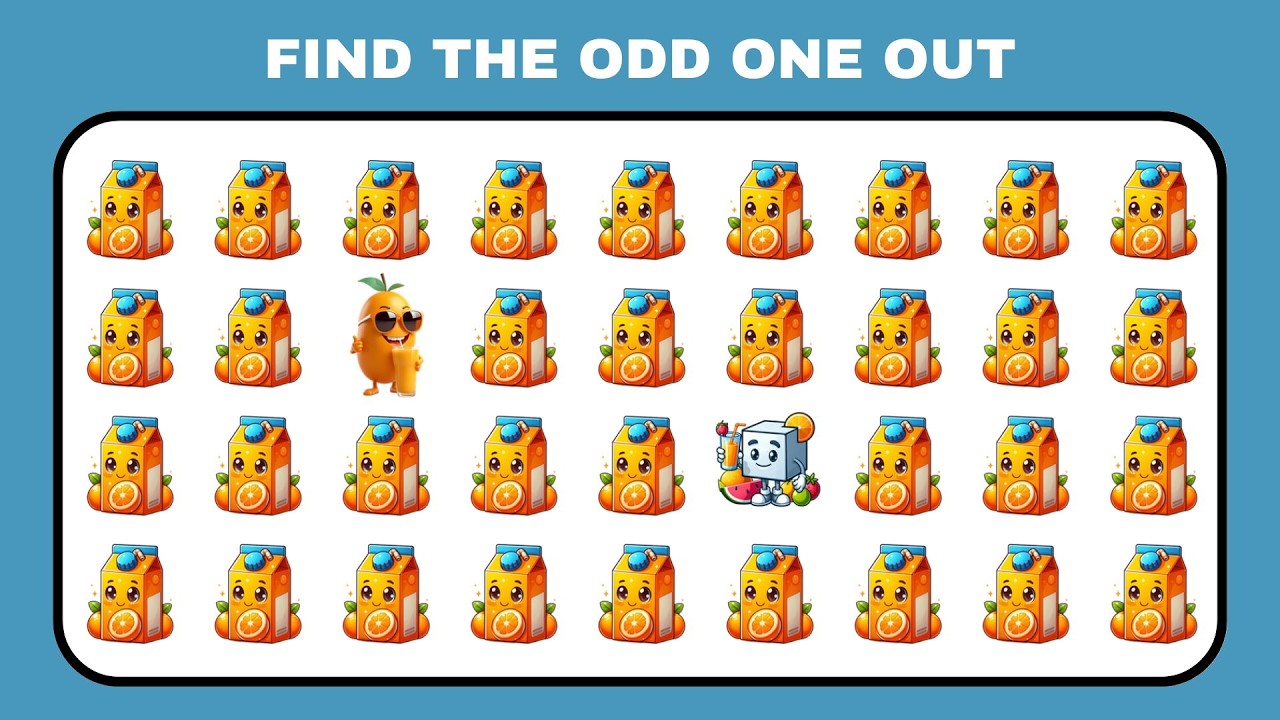 Find the ODD One Out | Emoji Quiz | Easy, Medium, Hard