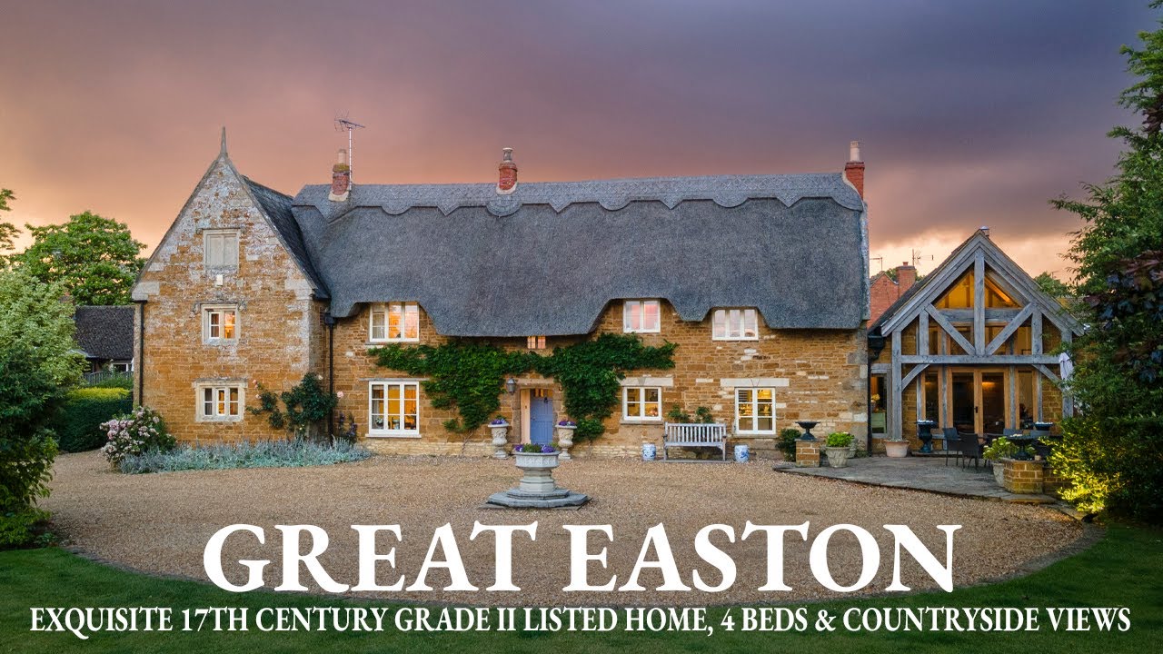 Take a tour around this exquisite Grade II Listed Thatched home | Great Easton, Market Harborough