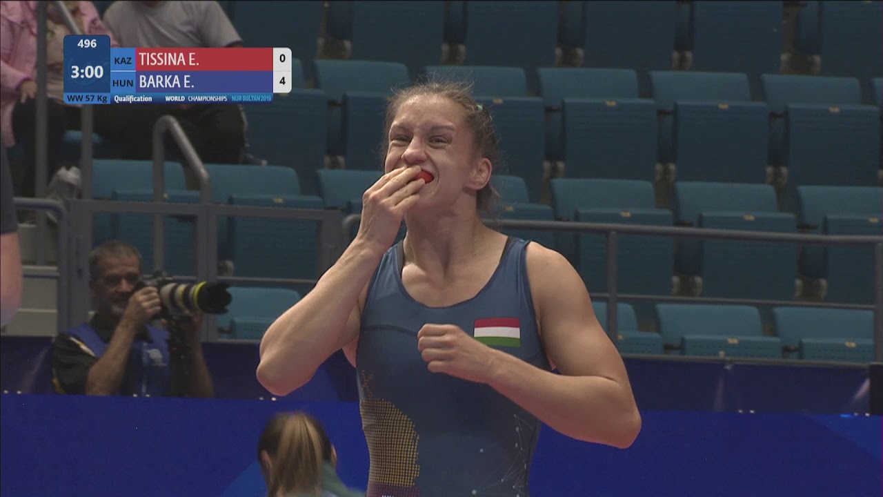 Qual. WW - 57 kg: E. TISSINA (KAZ) v. E. BARKA (HUN)