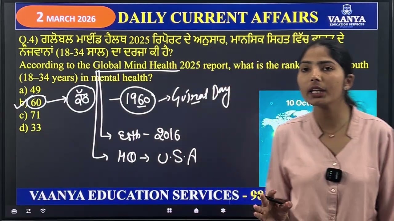 2 March Current Affairs 2026 | Daily Current Affairs | All Government Exams