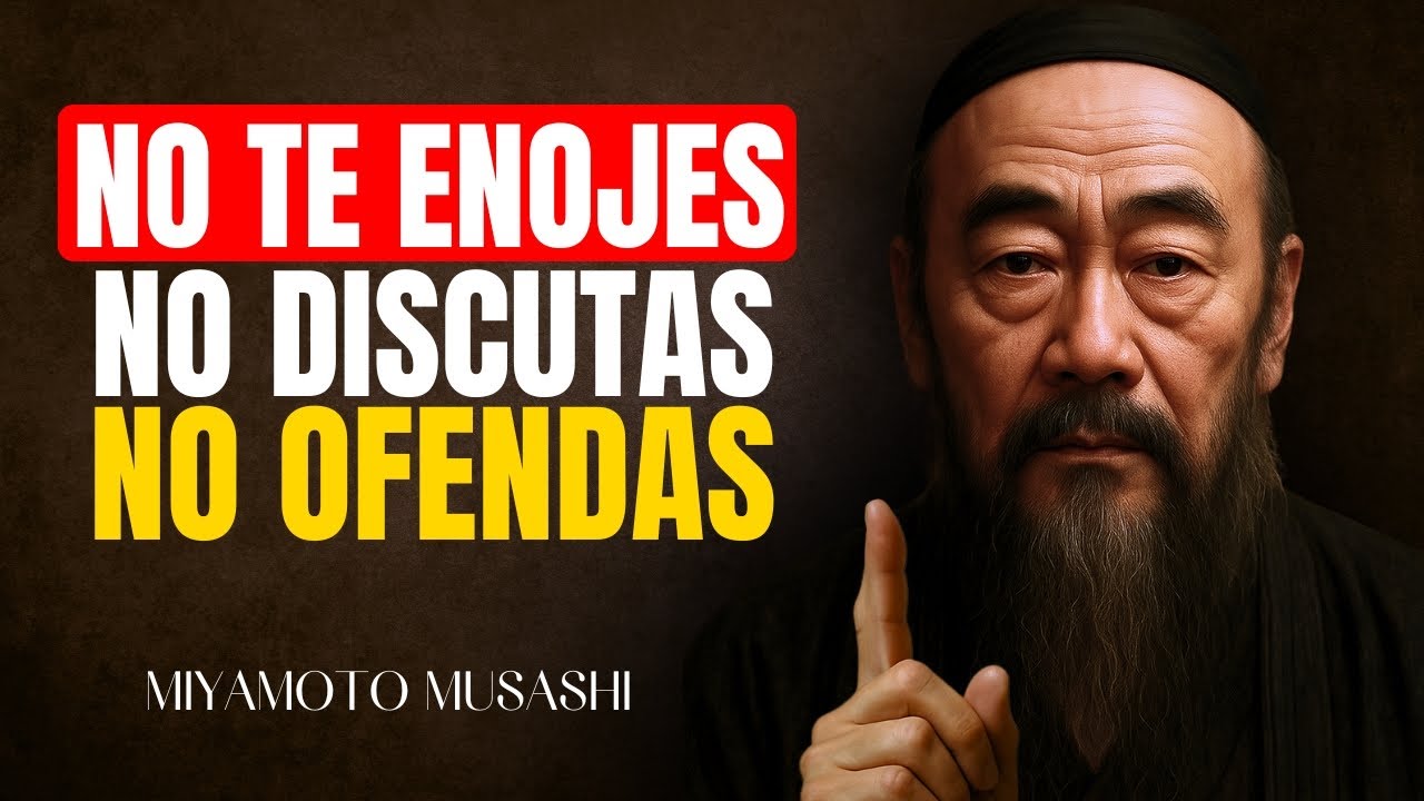 Haz ESTO y JAMÁS te ENOJARÁS ni MOLESTARÁS por NADA ni con NADIE  Miyamoto Musashi