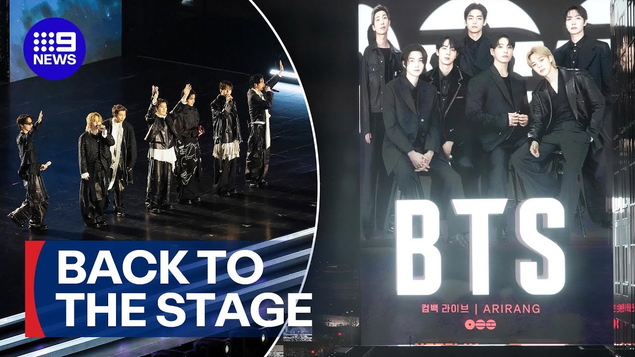 K-pop phenomenon 'BTS' back in action| 9 News Australia