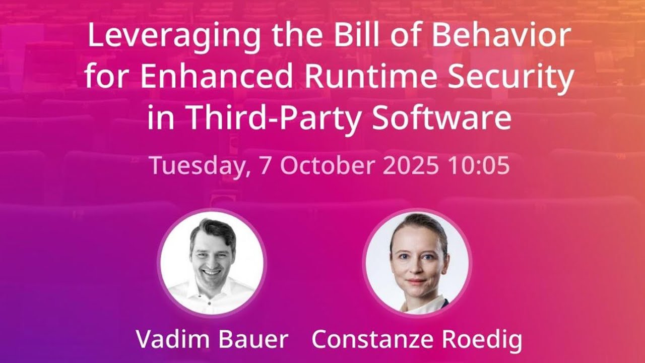 Leveraging the Bill of Behavior for Enhanced Runtime Security in Third-Party Software