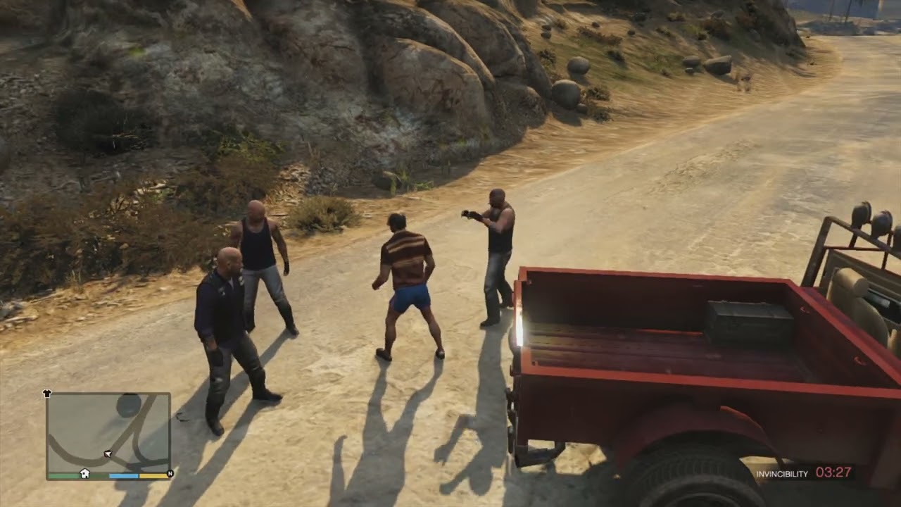 GTA V Trevor vs the lost mc fight part 3