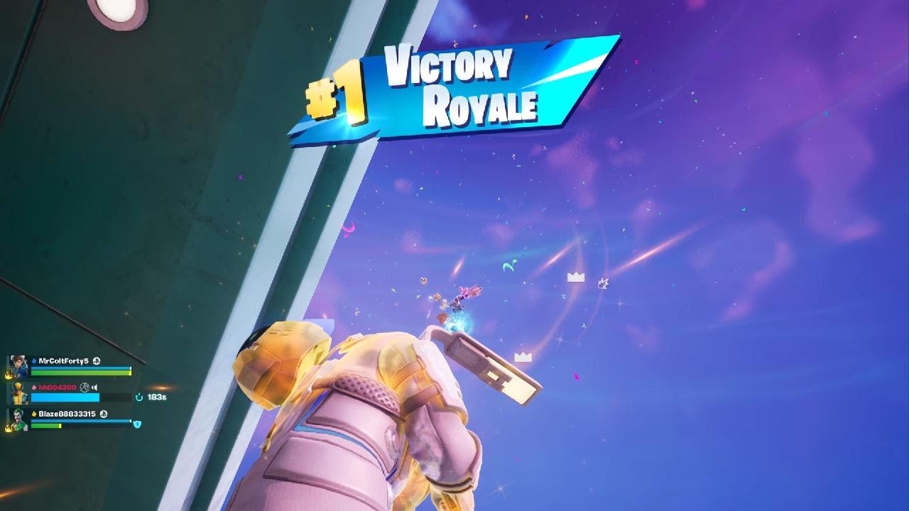 Fortnite squad victory 