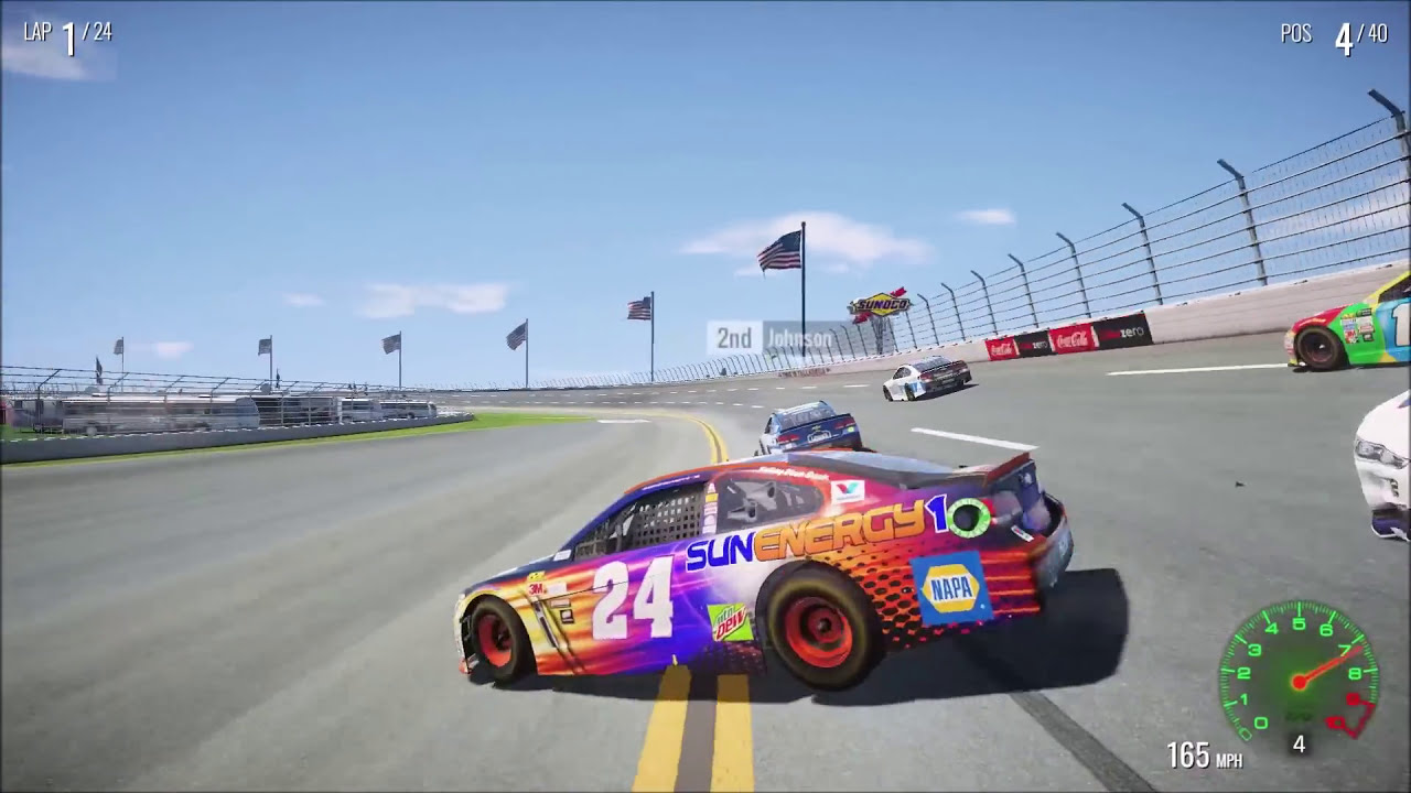 Nascar Heat 2 Crash Compilation #3