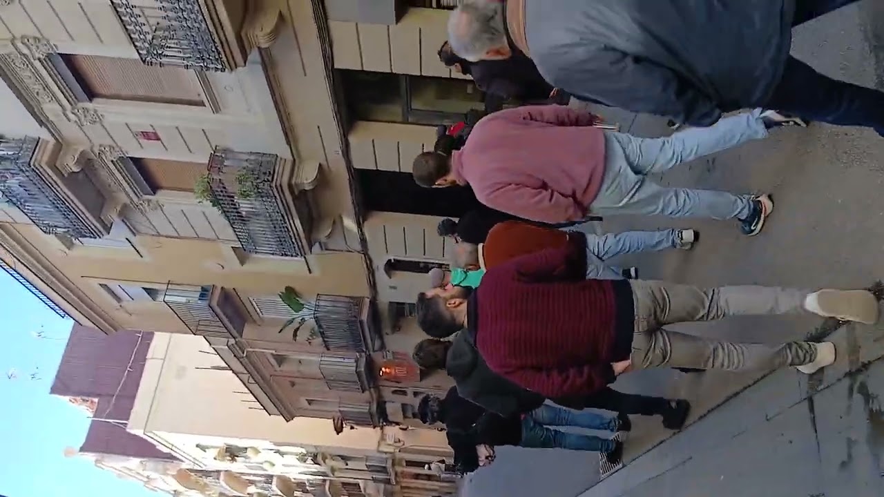 2026(31/01). XEREMIERS DE SA POBLA ANANT PEL CARRER DE LA LLIBERTAT A GR&Agrave;CIA. 