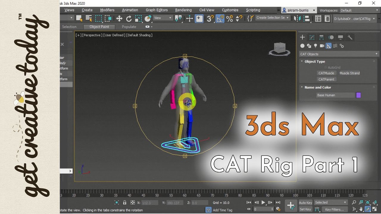 Get Creative Today with 3Ds Max CAT Rig Part 1