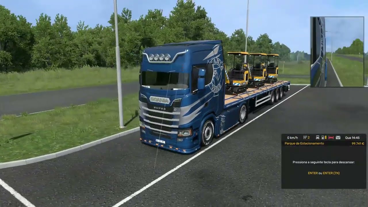 ETS 2 Idu Faraó Carga desde Amesterdão (NL) para Tampere (FL) EP- 1