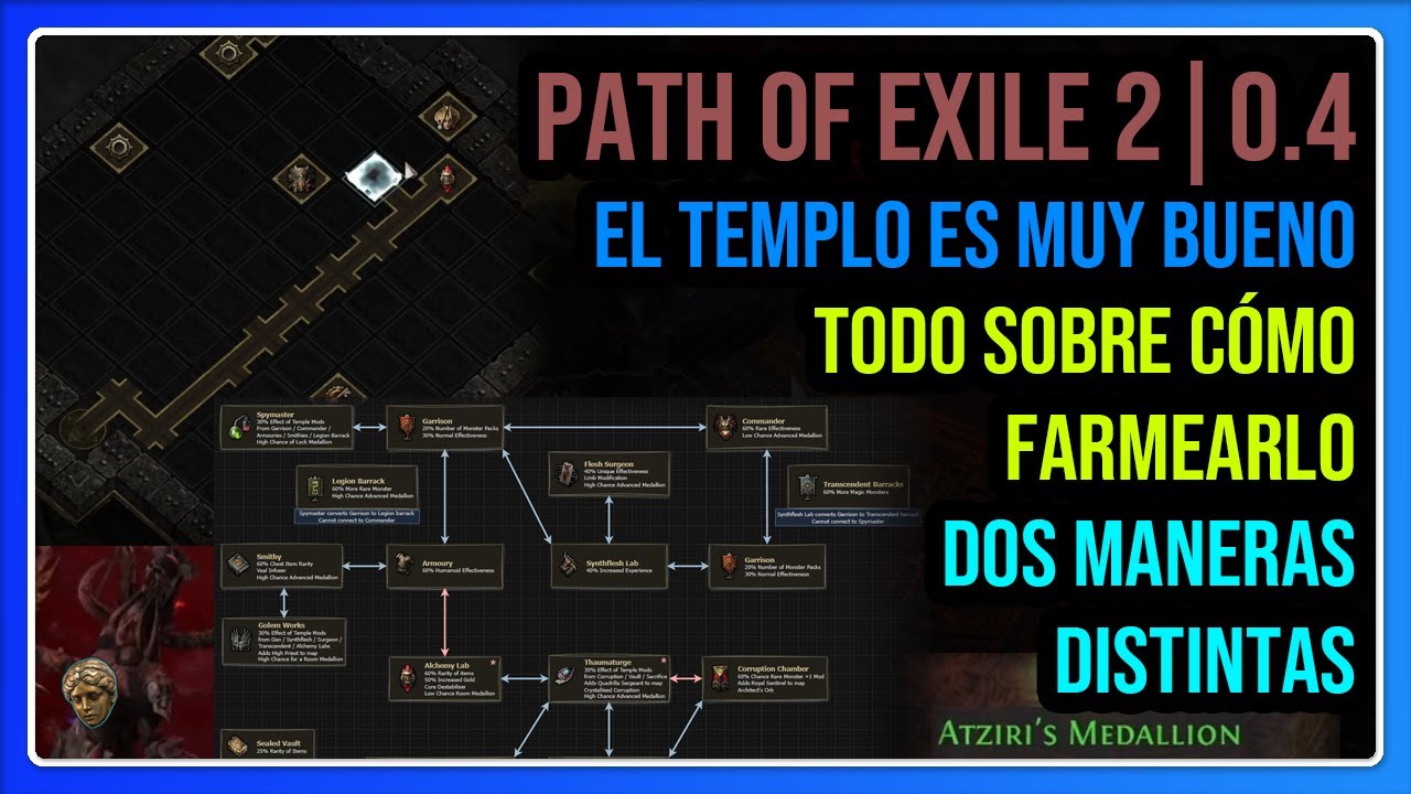 [POE2 0.4] El templo es BUENÍSIMO | Te explico las 2 formas de cómo farmear tu propio templo