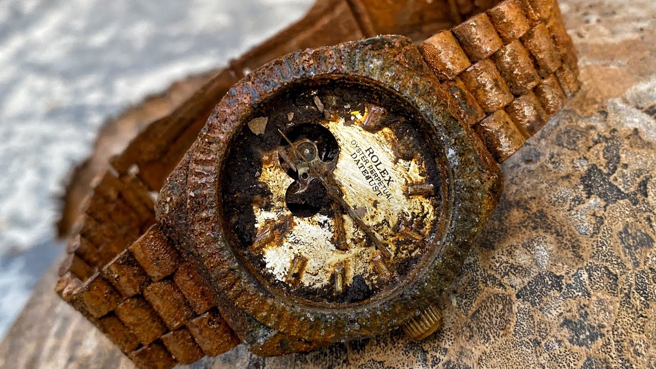 A restoration Rolex watch encrusted with 100 of the world's rarest diamonds is worth $1 million