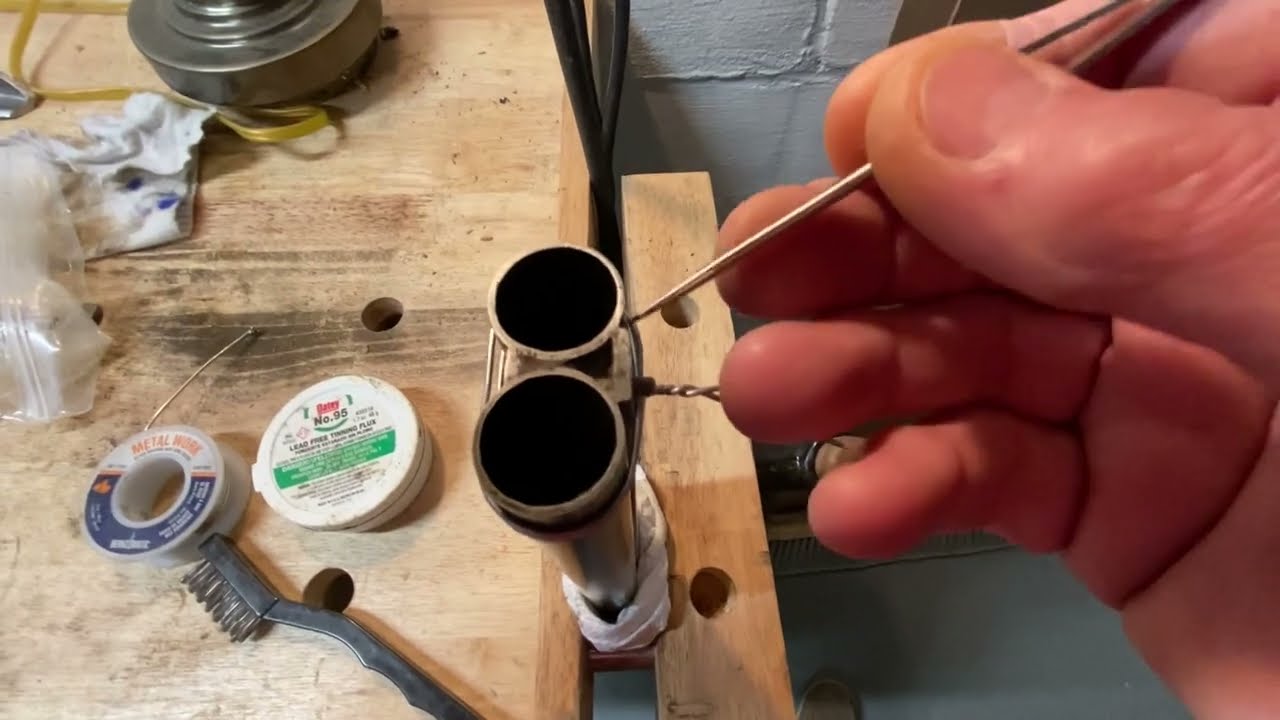 Richards SxS. Soldering the barrels