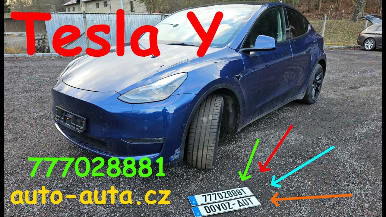David představuje Teslu Y a je ihned k prodeji!!! Auto-auta.cz