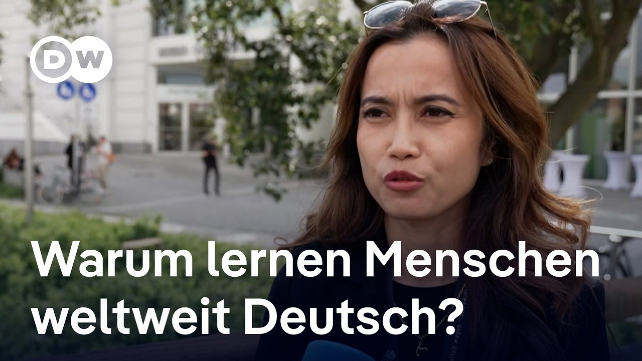Deutschlehrer:innen aus der ganzen Welt erklären, wieso Menschen die Sprache lernen | DW Nachrichten