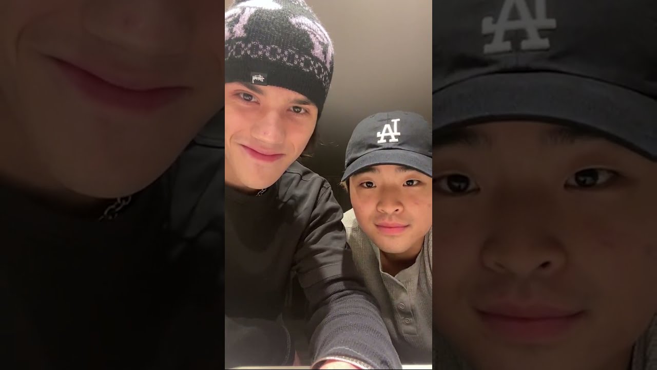 Ian Ousley and Dallas Liu Instagram livestream 17 Oct 2021